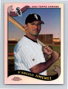 2002 Topps Traded & Rookies Chrome D'Angelo Jimenez Chicago White Sox #T34