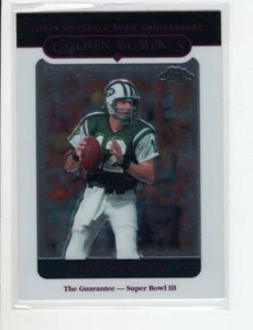 2005 TOPPS CHROME JOE NAMATH FOOTBALL CARD - TOPPS - DONRUSS - UPPER DECK - FLEER - Bild 1 von 1
