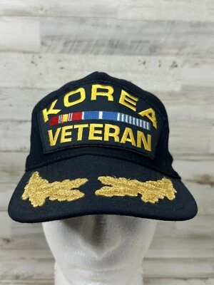 Parche Veterano Corea Roble Dorado Hoja Brillo Billete Hecho en EE. UU. Gorra Gorra a Presión Foto 1 de 4