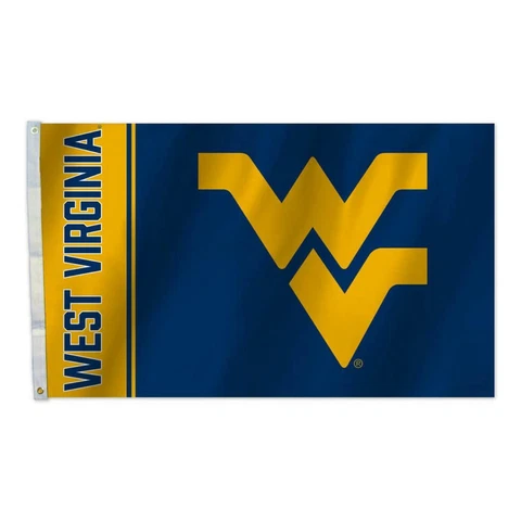 West Virginia Mountaineers 3x5 Banner Flag [NEW] House Sign Wall Man Fremont Die Cover