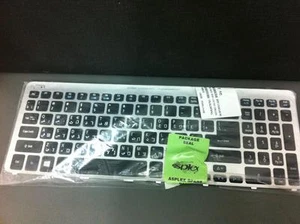 Acer P/N: 60.M1MN1.028,Keyboard US-INT-HEBREW (Israel) 103K Black w/Silver Frame - Picture 1 of 1