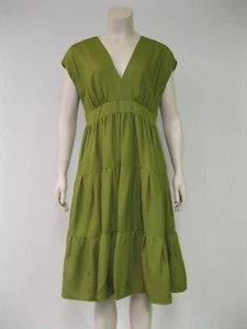 Vestido de fiesta de cóctel de seda verde DEREK LAM talla 8, Usado en excelente condición - Imagen 1 de 6