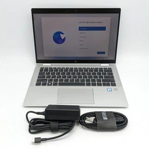 HP EliteBook x360 1030 G4 13.3" i7-8665U 16GB DDR3 512GB SSD Windows 11 - Picture 1 of 10