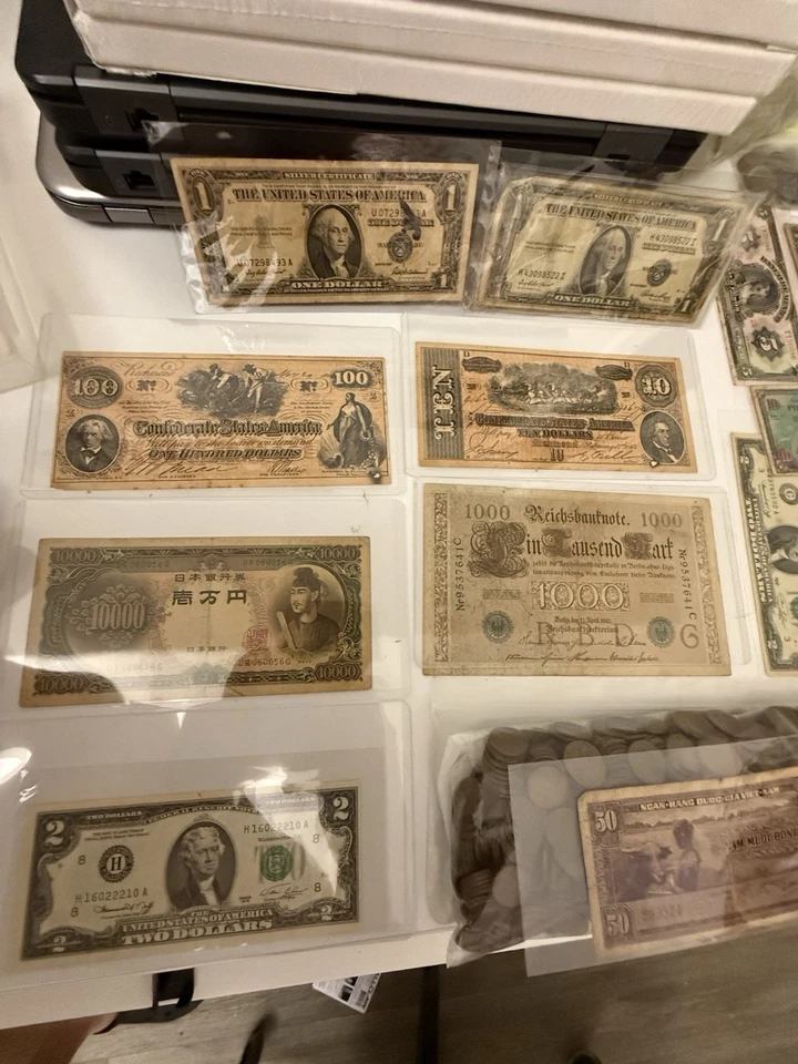 Lote de moeda antiga para tudo o que você vê na foto - Imagem 1 de 4