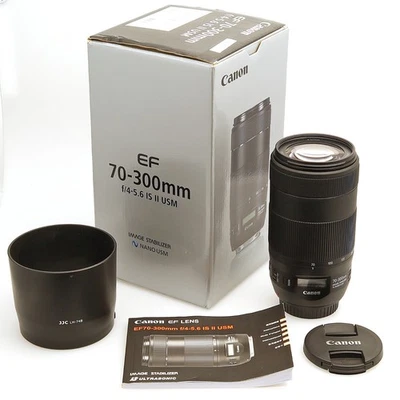 Canon Zoom Lens EF 4-5.6 / 70-300 mm IS II Nano USM for Canon EF Bayonet - Image 1 of 4