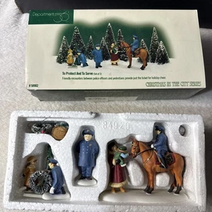 Open Box Dept 56 zum Schützen und Servieren, Christmas in the City 3-teiliges Set - Bild 1 von 6