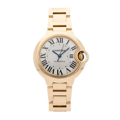 Cartier Ballon Bleu Ladies Yellow Gold Automatic 33mm Bracelet Watch WGBB0045 - Image 1 of 4