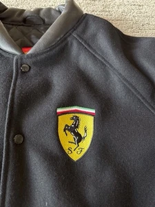 Ferrari Jacket Men XL Black Nice Man Sports Rare - Picture 1 of 9