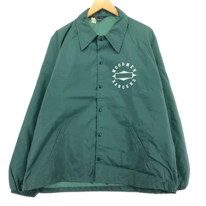 Vintage 70'S Champion Runner's Tag Back Print Coach Jacket Made in USA Men's XL - Picture 1 of 6