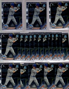 Bowman Chrome Draft 2019 Jake Mangum 1st Bowman Prospect Base #BDC-95 lote X 20 - Imagen 1 de 1