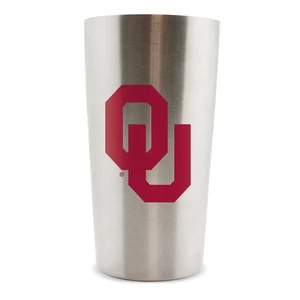 Oklahoma Sooners Thermo Cup 14oz Stainless Steel Double Wall - Picture 1 of 1