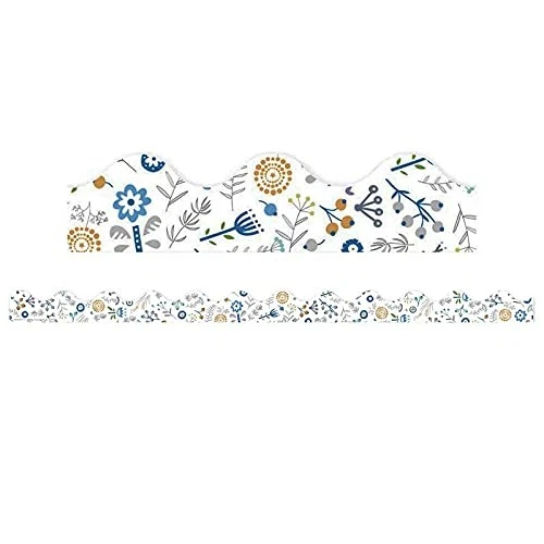 Paquete de 6 NUEVO Eureka Danés Floral Deco Borde 37' Clase Punto Cerrado Foto 1 de 1