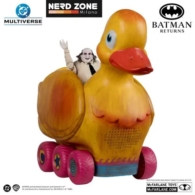 IN STOCK McFARLANE TOYS 2025 - Batman Returns The Duck With Penguin Vehicle - Immagine 1 di 4
