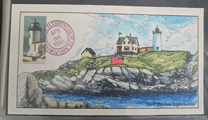 Leuchttürme 1990 Collins Ersttagsbriefe 4 Stück - Bild 1 von 4