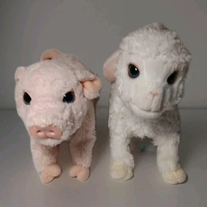 FurReal Friends 2006 recién nacidos cordero y cerdo juguetes para bebés cordero funciona cerdo no. - Imagen 1 de 7