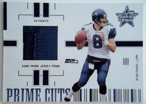 2004 Leaf Rookies & Stars MATT HASSELBECK Prime Cuts Patch #/25 Rare SP - Picture 1 of 2