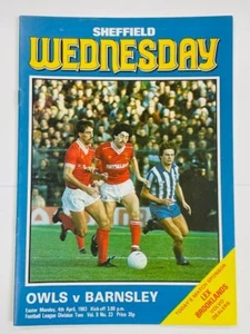 1982/83 SHEFFIELD WEDNESDAY V BARNSLEY 04-04-1983 DIVISION 2 - Picture 1 of 1