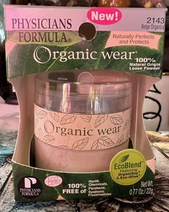 NEW Physicians Formula Organic Wear Beige Organic #2143 Loose Powder .77 oz each - Picture 1 of 3