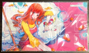 One Piece Official Nami & Zeus Playmat Bandai Fes No Card - Picture 1 of 3