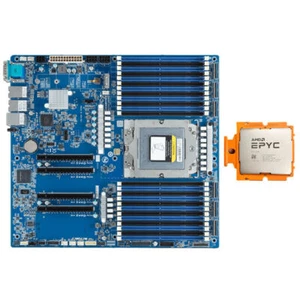Gigabyte MZ33-AR0+AMD EPYC Genoa 9654 QS CPU 96 core 2.15-3.50GHz combination - Picture 1 of 4