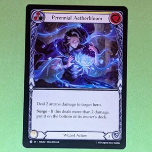 Flesh and Blood Rosetta Perennial Aetherbloom ROS 202 Yellow Non Holo - Picture 1 of 2