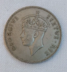 1950 BRITISH EAST AFRICA 1 SHILLING COIN - Picture 1 of 2