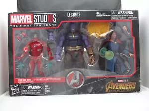 Marvel Legends Iron Man Thanos Doctor Strange Marvel Studios The First Ten Years - Picture 1 of 2