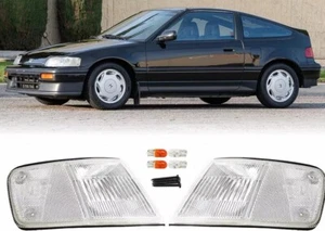 88-89 CRX Corner Lights - Front Cornering Parking Turn Signal Lamp Set (Left + R - Picture 1 of 7