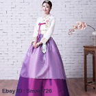 6 Colors Korean Style Traditional Hanbok Dress Clothing National Costume Cosplay