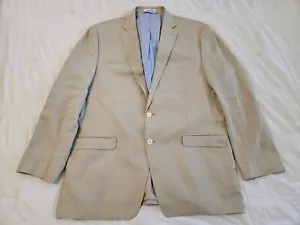 Lauren Ralph Lauren Para hombres 46L 48L 2 Dos Botones Traje Chaqueta Abrigo Deportivo Lino Arena - Imagen 1 de 19