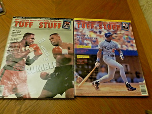 Tuff Stuff Sports Magazines  11" x14, Oct. & Nov., 1991 Includes 30 Misc. Cards
