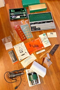 De colección Keuffel & Esser LOTE Leroy II Depósito Pen Set Planímetro Polar Compensador - Imagen 1 de 15