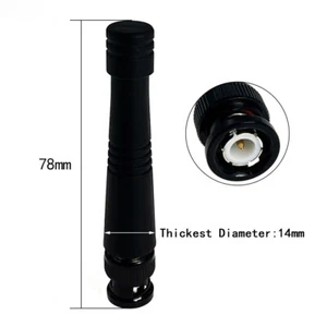 433Mhz/470Mhz/2.4Ghz Antenna with BNC Connector 78mm Straight Rod Transceiver - Picture 1 of 5