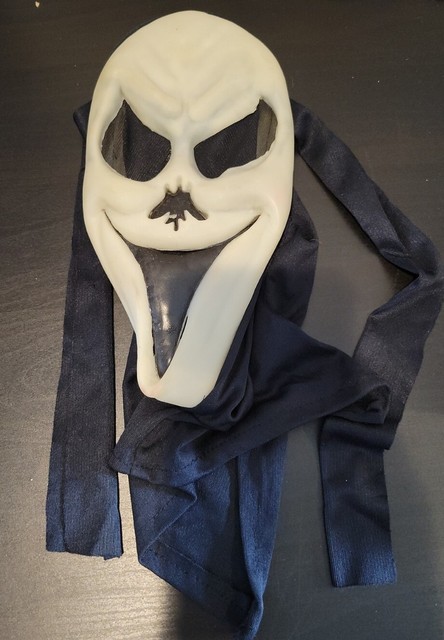 Comprar Máscara de fantasma al revés de Halloween, máscara de látex con  mueca espeluznante, máscara realista de cabeza completa para fiesta de  disfraces, disfraz de Cosplay