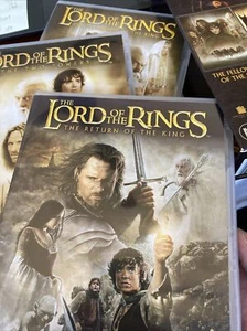 The Lord Of The Rings The Motion Picture Trilogy DVD NOV2 6-hobbity disks! - Picture 1 of 3