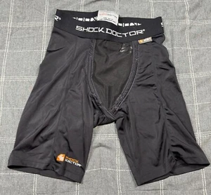Shock Doctor Core Compression Shorts with Athletic Cup Pocket and Cup Size XL - Picture 1 of 6