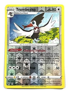 Trumbeak 144/185 Reverse Holo Uncommon Vivid Voltage Pokemon - Picture 1 of 7