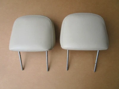 Juego de reposacabezas delanteros de cuero Mercury Grand Marquis 2003-2011 piedra gris OEM Foto 1 de 4