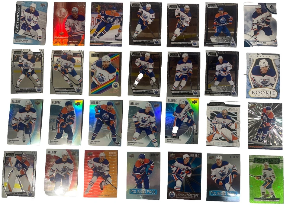 Edmonton Oilers-HUGE 30 Card Lot From Various UD/OPC Sets-C/W JARI KURRI-See Pic Foto 1 de 4