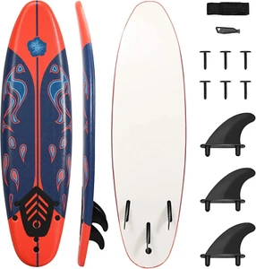 Inflatable Stand Up Paddle Board Kit 6FT Surfboard Non-Slip Surfing Skill Levels - Picture 1 of 12