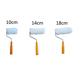 3 tlg FARBROLLER SET Dekorieren Malen 100mm - 140mm - 180mm DIY Emulsion - Bild 1 von 1
