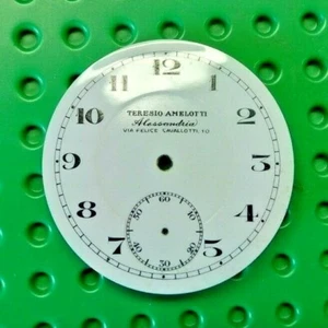 cadran rond montre TERISIO AMELOTTI alessandria felice cavallotti 10 NEUF 40mm - Imagen 1 de 2