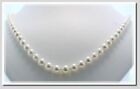 AA+ 5.5MM-8MM Japanese Akoya Pearl Graduated Necklace 14K Yellow Gold Clasp 18" 