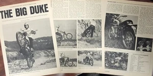 1970 Ducati Jupiter Scrambler Motorrad 5p Testdruck Artikel - Bild 1 von 1