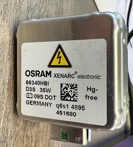 Original 66340HBI For OSRAM D3S 35W 4500K HID Xenon Headlight Bulbs - Picture 1 of 1