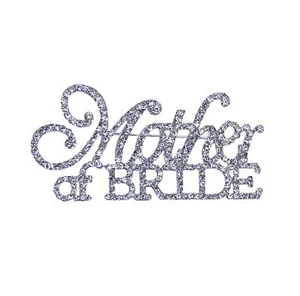 Rhinestone Pin - Mother of the Bride - Silver - Picture 1 of 1