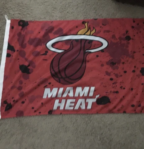Miami Heat NBA Team Flag 44" x 28" Cover