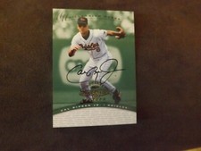 1997 Donruss Signature Series Millennium Marks Cal Ripken, Jr. Autographed Card