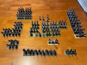 toy soldiers pre 1970 30mm metal Napoleonic French Infantry 134 figures - Picture 1 of 8