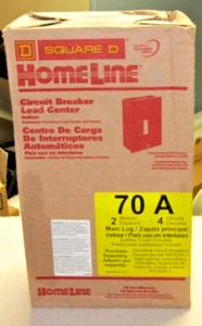 Centro de carga del disyuntor HOMELINE HOM24L70S 70A 120/240V monofásico 06116 - Imagen 1 de 5